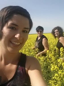 A somewhat normal pose.