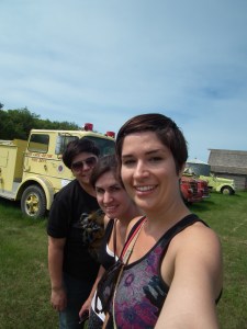 Three sisters taking advantage of more photo ops!